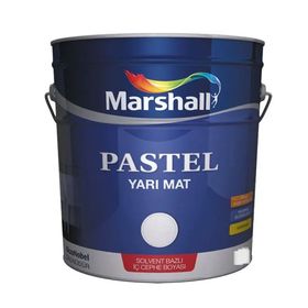 Marshall Pastel Yeni Gri Kayrak 2.5 lt Yarı Mat Sentetik Boya
