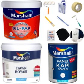 Marshall Sil-Pak 7.5 lt Mum Işığı Silikonlu Yarı Mat İç Cephe Duvar Boyası