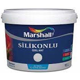 Marshall Silikonlu 1 lt Özel Mat Baz İç Cephe Boyası