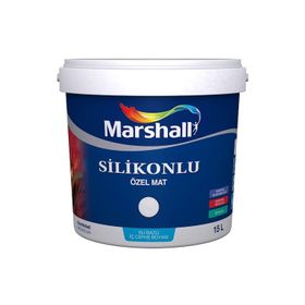 Marshall Silikonlu Gülbeşeker 15 lt Özel Mat Silinebilir Iç Cephe Boyası