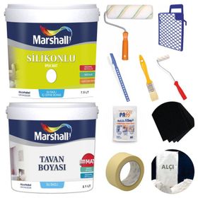 Marshall Silikonlu İpek Mat Bebek Pembe 7.5 lt Duvar Boyası