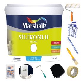 Marshall Silikonlu İpek Mat Bebek Pembe 7.5 lt Duvar Boyası