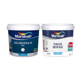 Marshall Silikonlu Mum Işığı 7.5 lt Özel Mat Duvar Boyası