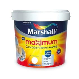 Marshall Silikonlu Özel Mat 2.5 lt Fuşya Çiçeği İç Cephe Boyası