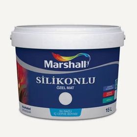 Marshall Silikonlu Özel Mat 2.5 lt Kum Beji İç Cephe Boyası