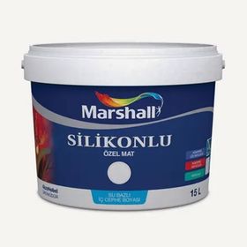 Marshall Silikonlu Özel Mat 7.5 lt Turunç İç Cephe Boyası
