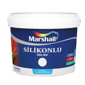 Marshall Silikonlu Özel Mat Islak Kum 15 lt Duvar Boyası