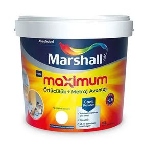 Marshall Silikonlu Salep 15 lt Duvar Boyası