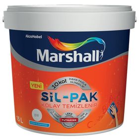Marshall Silpak Badem Ezmesi 15 lt Silikonlu İç Cephe Boyası