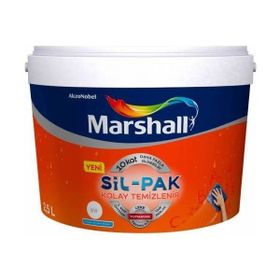 Marshall Silpak Badem Ezmesi 2.5 lt Silikonlu İç Cephe Boyası