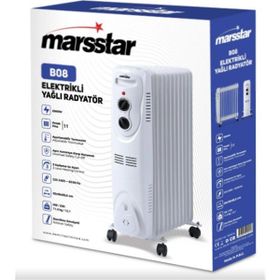 Marsstar B-08 11 3 Kademe Isı Ayarı 2500 W Dilim Yağlı Radyatör