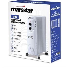 Marsstar B-08 11 3 Kademe Isı Ayarı 2500 W Dilim Yağlı Radyatör