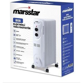 Marsstar B-08 11 3 Kademe Isı Ayarı 2500 W Dilim Yağlı Radyatör