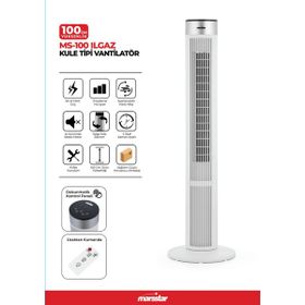 Marsstar MS-100 Ilgaz 100 cm Kule Tipi Vantilatör