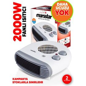 Marsstar MS-200 2000 W Turbo Fanlı Isıtıcı