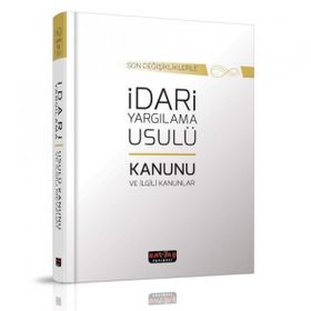 Mart 2020 İdari Yargılama Usulü Kanunu - Savaş Yayınları