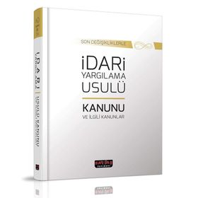 Mart 2020 İdari Yargılama Usulü Kanunu - Savaş Yayınları