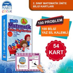 Martı 2. Sınıf Matematik Ünite Bilgi Kartları