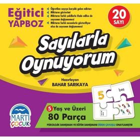 Martı Çocuk Sayılarla Oynuyorum 80 Parça Eğitici Yapboz