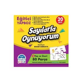 Martı Çocuk Sayılarla Oynuyorum 80 Parça Eğitici Yapboz