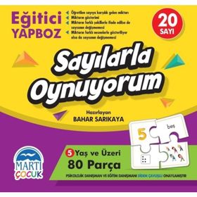 Martı Çocuk Sayılarla Oynuyorum 80 Parça Eğitici Yapboz