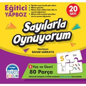 Martı Çocuk Sayılarla Oynuyorum 80 Parça Eğitici Yapboz