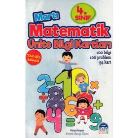 Martı Çocuk Yayınları 4. Sınıf Matematik Ünite Bilgi Kartları