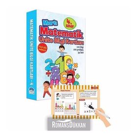 Martı Çocuk Yayınları 4. Sınıf Matematik Ünite Bilgi Kartları