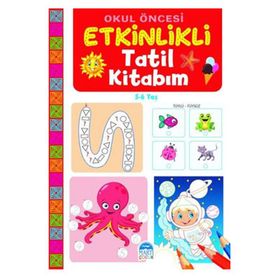 Martı Çocuk Yayınları 5-6 Yaş Okul Öncesi Etkinlikli Tatil Kitabım