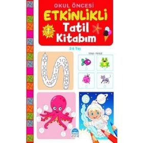 Martı Çocuk Yayınları 5-6 Yaş Okul Öncesi Etkinlikli Tatil Kitabım