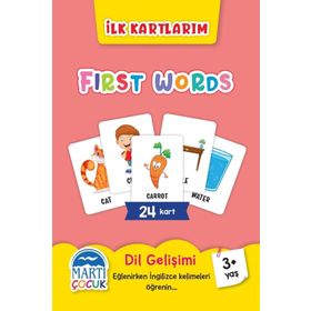 Martı Çocuk Yayınları - First Words - İlk Kartlarım