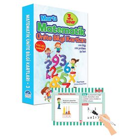 Martı Matematik Ünite Bilgi Kartları 3.Sınıf - Martı Yayınları