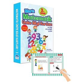 Martı Matematik Ünite Bilgi Kartları 3.Sınıf - Martı Yayınları