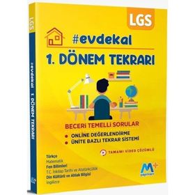Martı Yayınları 8. Sınıf LGS 1. Dönem Soru Bankası