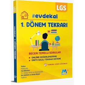 Martı Yayınları 8. Sınıf LGS 1. Dönem Soru Bankası
