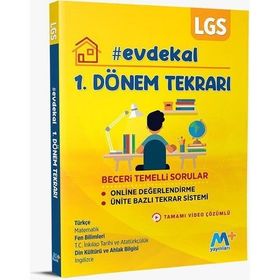 Martı Yayınları 8. Sınıf LGS 1. Dönem Soru Bankası