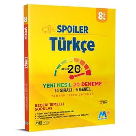 Martı Yayınları 8. Sınıf LGS Türkçe Spoiler Denemeleri