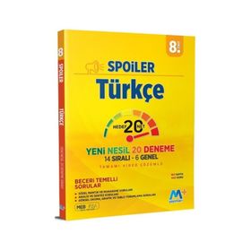 Martı Yayınları 8. Sınıf LGS Türkçe Spoiler Denemeleri