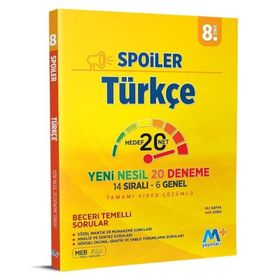 Martı Yayınları 8. Sınıf LGS Türkçe Spoiler Denemeleri