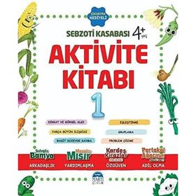 Martı Yayınları Martı Çocuk Yayınları Sebzoti Kasabası Aktivite Kitabı 1