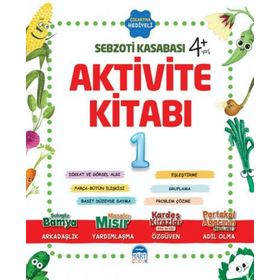 Martı Yayınları Martı Çocuk Yayınları Sebzoti Kasabası Aktivite Kitabı 1