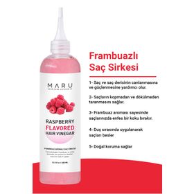 Maru 400 ml Frambuazlı Sirke Saç Toniği