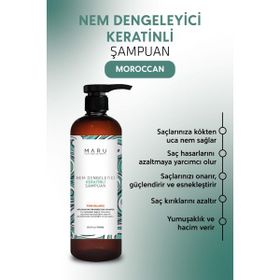 Maru 750 ml Besleyici ve Nemlendirici Keratinli Şampuan