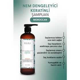 Maru 750 ml Besleyici ve Nemlendirici Keratinli Şampuan