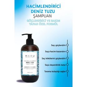 Maru Hacim ve Dolgunluk Veren 250 ml Deniz Tuzu Şampuanı