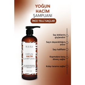 Maru İnce Telli Saçlar İçin Volume 750 ml Hacim Veren Şampuan
