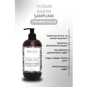 Maru İntensive Repair Yıpranmış Saçlar İçin 250 ml Yoğun Bakım Şampuanı