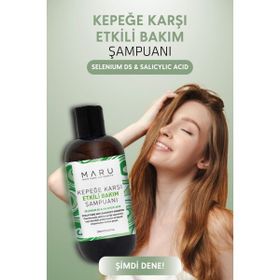 Maru Kepeğe Karşı Etkili 250 ml Arındırıcı Şampuan