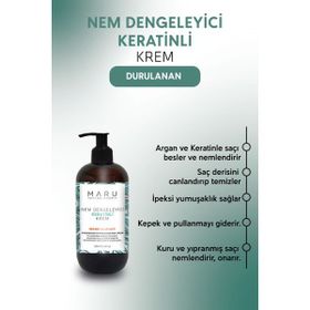 Maru Onarıcı Nem Veren Durulanan Argan ve Keratin 250 ml Saç Bakım Kremi