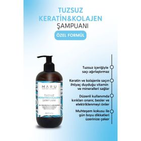 Maru Tuzsuz Keratin ve Kolajen 250 ml Bağ Onarıcı Bakım Şampuan